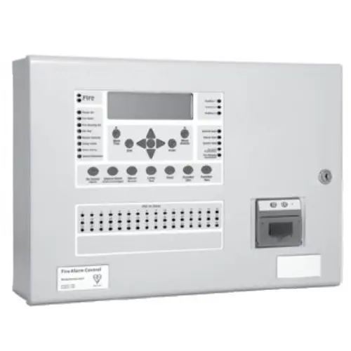 Centrala de incendiu cu 4 bucle Kentec ENH63964 03P cu 96 LED-uri de zona, montaj aparent, cu imprimanta