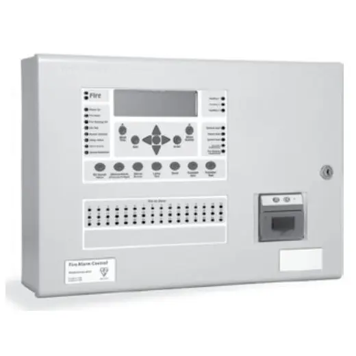Centrala de incendiu cu 4 bucle Kentec ENSH63004 14* cu 0 LED-uri de zona, montaj ingropat, cu cheie de activare