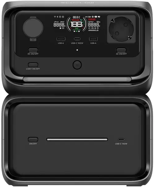 Centrală electrică portabilă EcoFlow - RIVER 3 MAX PLUS, negru