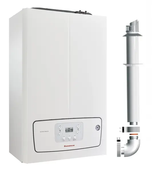 Centrala termica pe gaz in condensare Immergas Victrix Tera 24/28 V3 – 24 kw, kit evacuare inclus