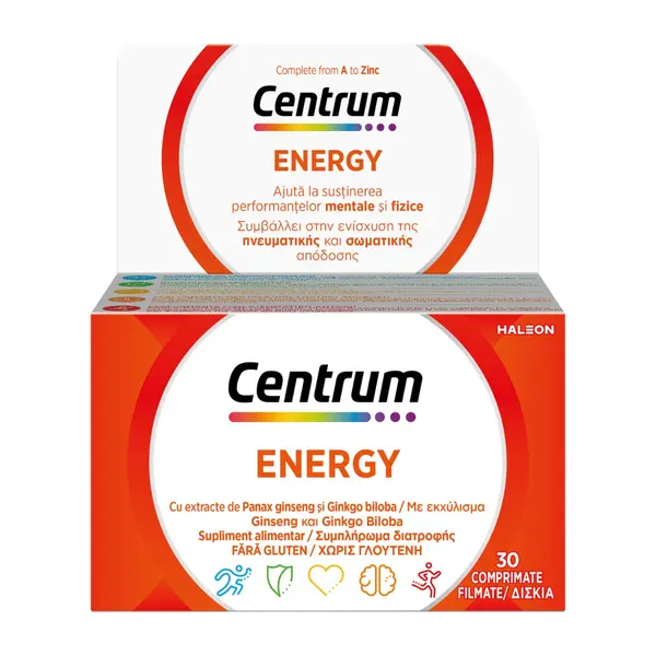Centrum Energy, 30 comprimate, Haleon