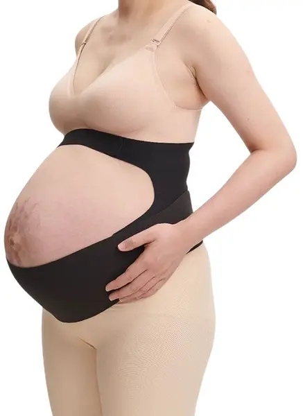 Centură de susținere pentru gravide Momcozy - BumpEase, mărimea XL, negru