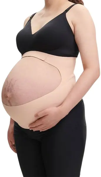 Centură de susținere pentru gravide Momcozy - BumpEase, mărimea L, bej