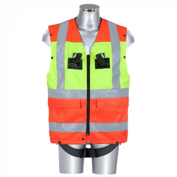 Centura integrata in, culoarea multicolor, vesta reflectorizanta Vertiqual HIGHLIGHT S, MULTICOLOR