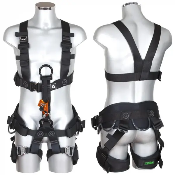 Centura multifunctionala Vertiqual GALAXY GENERATION 2 V88 HAWK, culoarea negru, alpinism uitlitar, salvare S-M, NEGRU