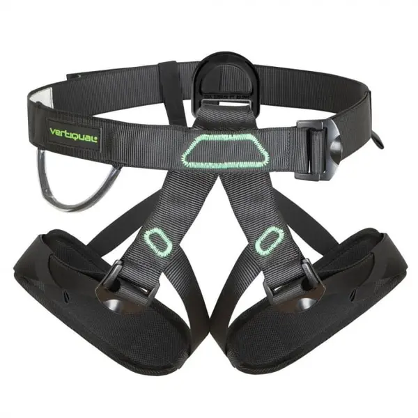 Centura parc aventura, culoarea negru, Vertiqual V9 SQUIRREL Adulți, NEGRU
