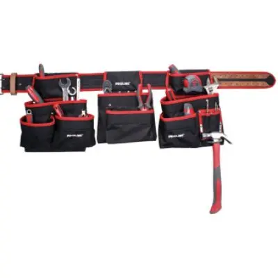 Centura Piele Cu 16 Buzunare Poliester 75-113cm Proline 52016