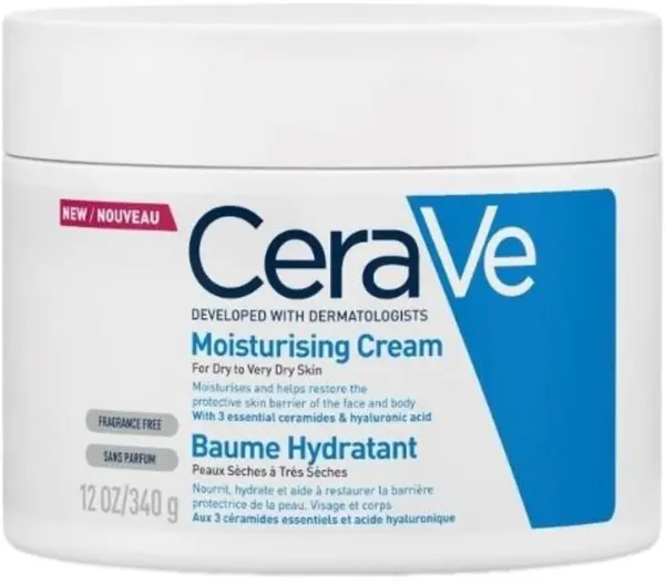CeraVe Cremă hidratantă pentru față și corp, 340 g