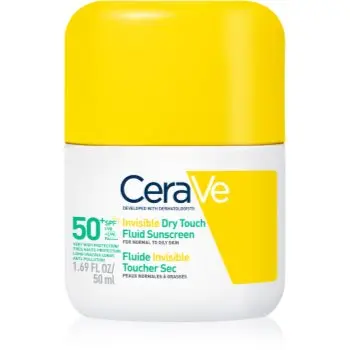 CeraVe Invisible Dry Touch Fluid SPF 50+ protective fluid cu efect matifiant