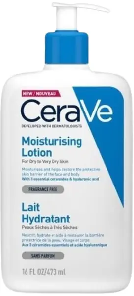CeraVe Loțiune hidratantă pentru față și corp, 473 ml