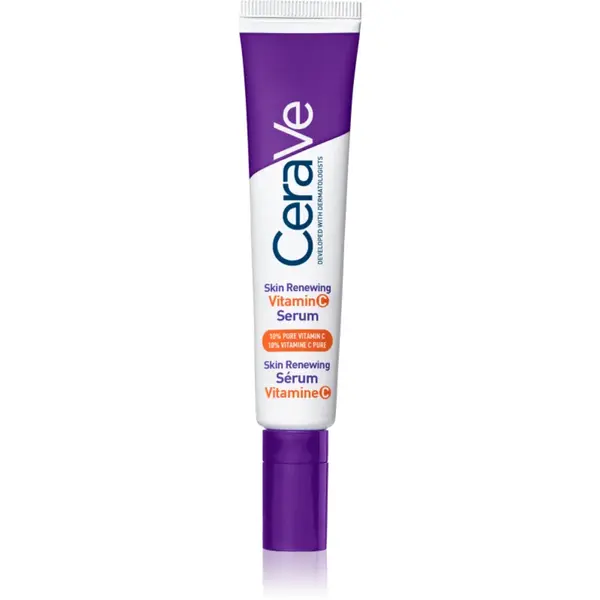 CeraVe Skin Renewing Vitamin C Serum ser stralucire cu vitamina C reface bariera protectoare a pielii 30 ml