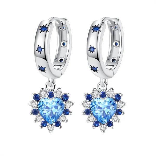 Cercei argint 925, JW591, model elegant, placati cu rodiu