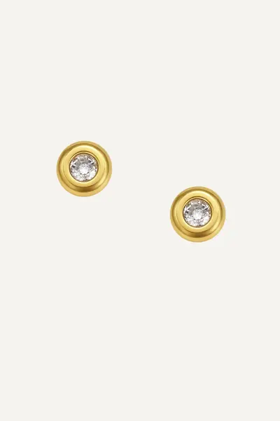 Cercei Bezel Stud - Gold