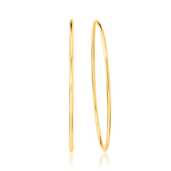 Cercei din aur galben