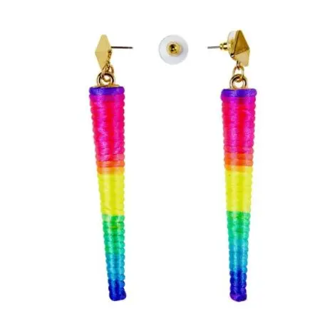Cercei multicolori neon
