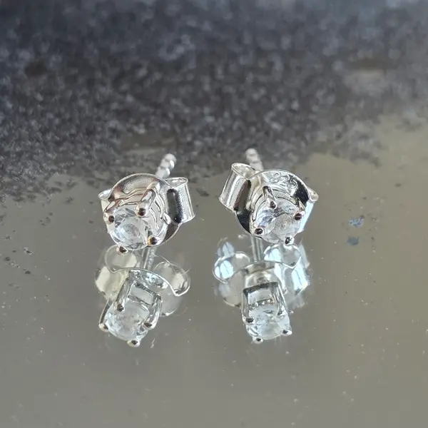 Cercei stud cuart 3 mm