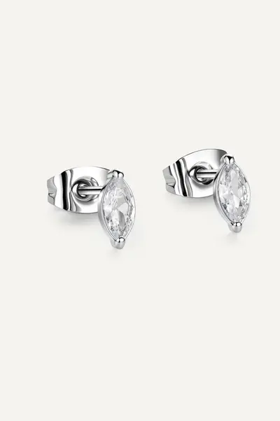 Cercei Stud Marquise - SILVER