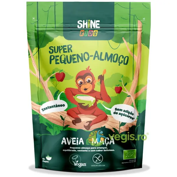 Cereale Instant pentru Copii cu Ovaz si Mere fara Gluten Ecologice/Bio 300g