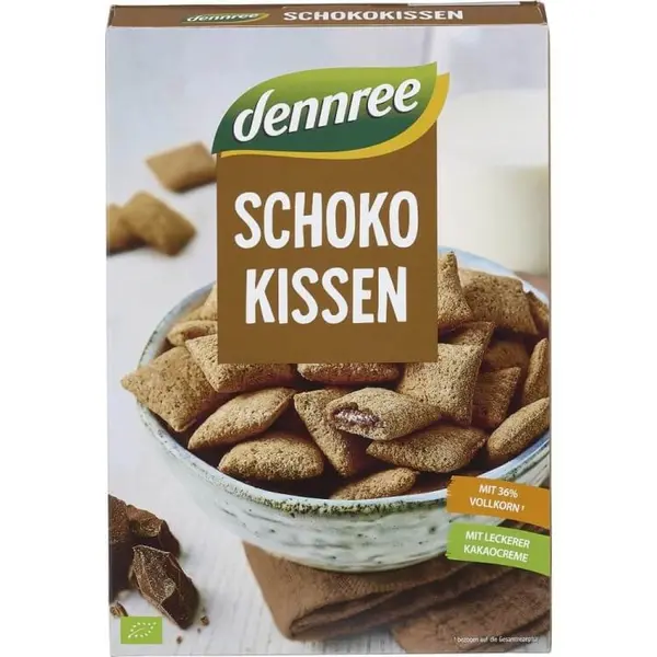 Cereale pernite umplute cu ciocolata, eco - 375 g