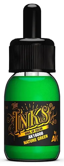 Cerneală acrilică AK Interactive - Nature Green, 30ml