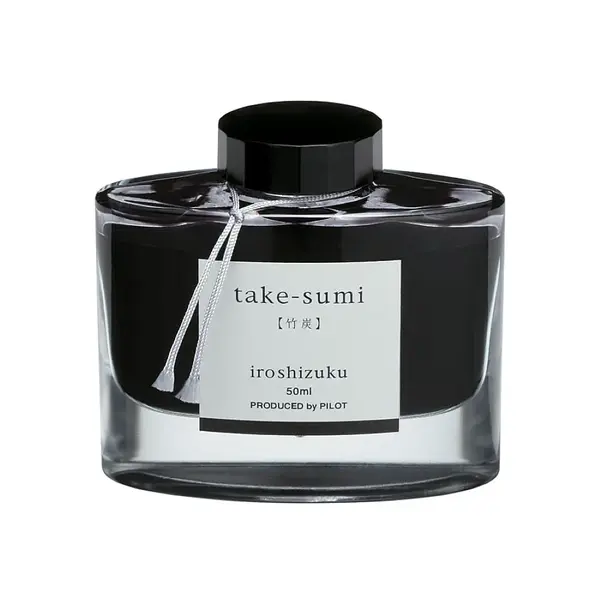 Cerneala Iroshizuku `Carbune de bambus` Pilot 50 ml negru Cerneala Pilot Iroshizuku `Carbune de bambus` 50 ml negru