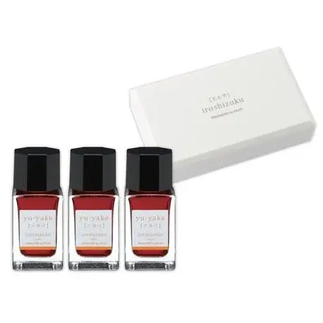 Cerneala Iroshizuku Portocaliu Yu-Yake 15 ml 3 bucati set