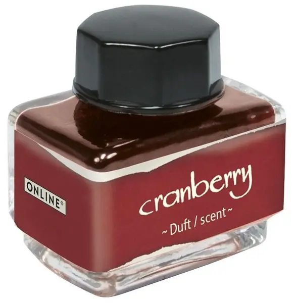 Cerneală parfumată Online - Cranberry, roșu, 15 ml