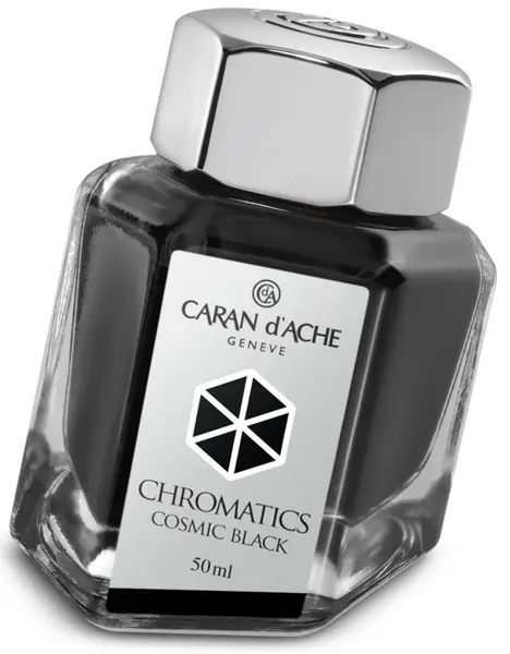 Cerneala pentru stilou Caran d'Ache Chromatics - Cosmic Black, 50 ml