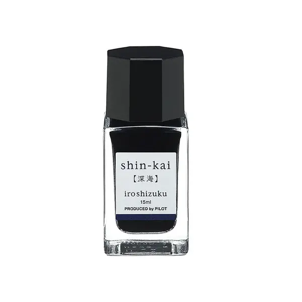Cerneala stilou Pilot Iroshizuku `Shin-Kai` 15 ml albastru Cerneala stilou Pilot Iroshizuku `Shin-Kai` 15 ml albastru