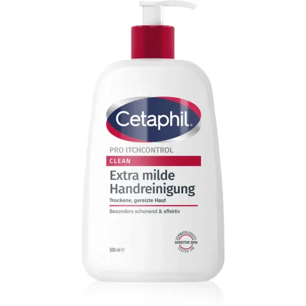 Cetaphil Pro ItchControl Clean sapun lichid delicat pentru maini 500 ml