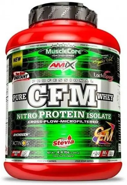 CFM Nitro Protein Isolate, căpșuni și iaurt, 2000 g, Amix