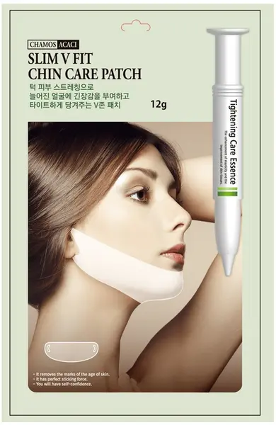 Chamos Acaci Mască de modelare în foaie de fermitate Slim V Fit, 12 g