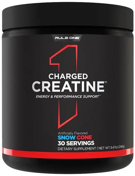 Charged Creatine, Snowcone, 240 g, Rule1