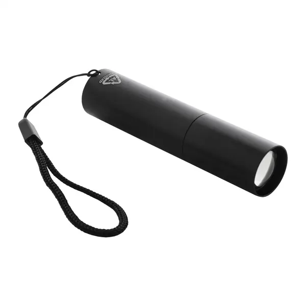 Chargelight Tone Lanternă reîncărcabilă din aluminiu reciclat - negru