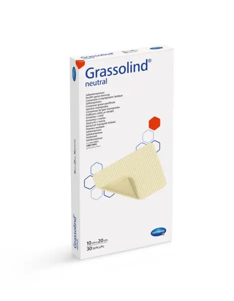 cHartmann Grassolind Comprese impregnate cu unguent 10 cm x 20 cm 30 bucati
