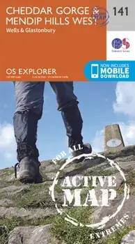 Cheddar Gorge and Mendip Hills West. September 2015 ed, Sheet Map/Ordnance Survey