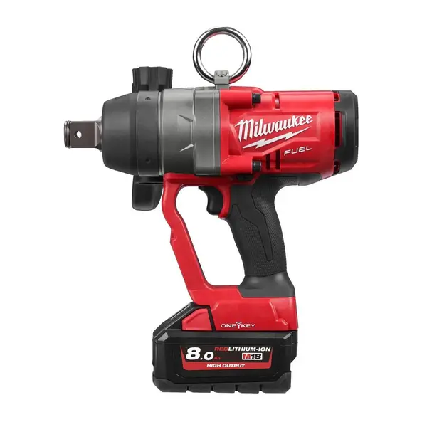 Cheie de impact cu acumulator Milwaukee M18 ONEFHIWF1-802X, 1 inch, cuplu 2033 Nm, sistem ONE-KEY si FUEL, 4933459733