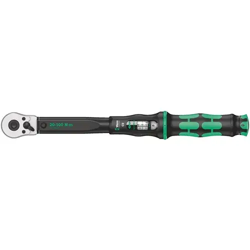 Cheie dinamometrica cu maner reversibil, 405mm, 1/2inch, 20 - 100 Nm, Wera Click-Torque C2