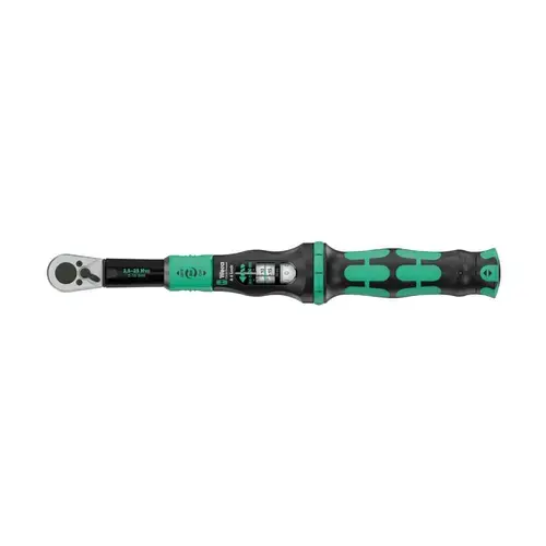 Cheie dinamometrica reglabila cu clichet reversibil Wera Click-Torque Lock A 6 actionare in sensul acelor de ceasornic 1/4inch hexagonala 2.5 - 25 Nm