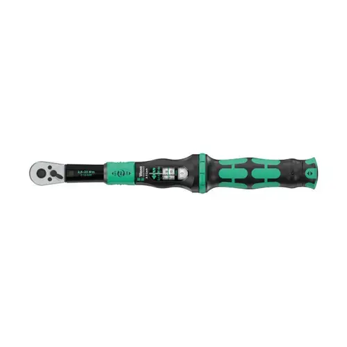 Cheie dinamometrica reglabila cu clichet reversibil Wera Click-Torque Lock A 5 actionare in sensul acelor de ceasornic 1/4inch patrata 2.5 - 25 Nm