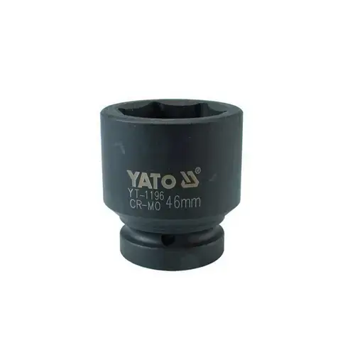 Cheie hexagonala tubulara de impact Yato YT-1196, prindere 1”, 46 mm