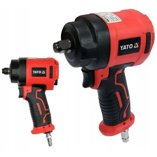 Cheie pneumatica 1/2inch YATO YT-09515, 1200 Nm, 132mm, 1.3 kg, set complet