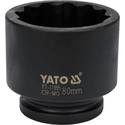 Cheie tubulara de impact bihexagonala 1inchX 80mm Yato YT-11995