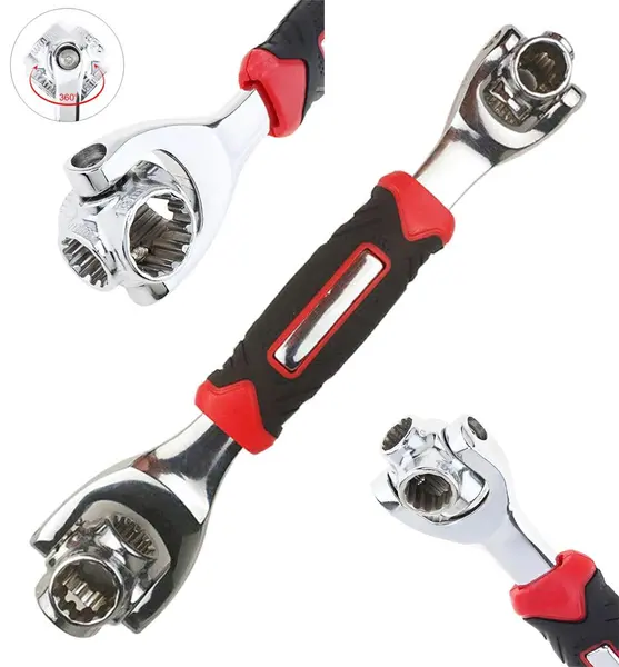 Cheie tubulara universala multifunctionala din metal rezistent, 8-19mm, AVX-AG476B
