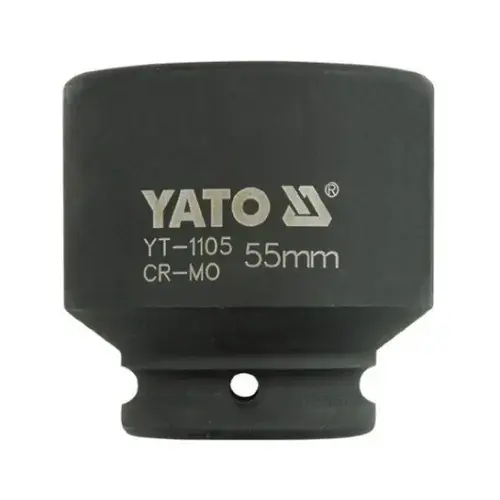 Cheie tubulara Yato YT-1105 hexagonala de impact 55 mm prindere patrat 3/4 inch