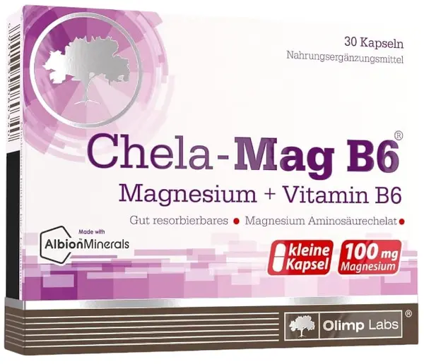 Chela Mag B6, 30 capsule, Olimp