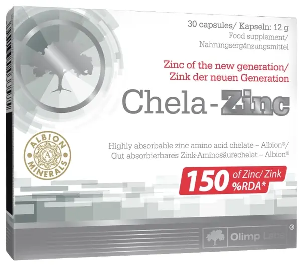 Chela Zinc, 15 mg, 30 capsule, Olimp