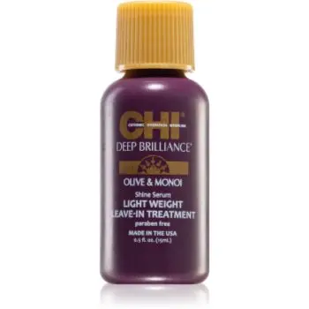 CHI Brilliance Shine Serum Lightweight Leave-in Ttreatment ser cu textura fina pentru un par stralucitor si catifelat
