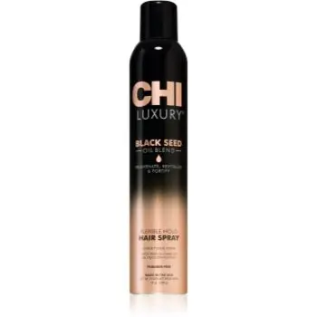 CHI Luxury Black Seed Oil Flexible Hold Hairspray fixativ pentru intarire si o mai buna flexibilitate a parului