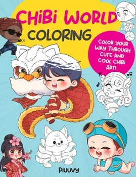 Chibi World Coloring. Color your way through cute and cool chibi art!, Paperback/Piuuvy